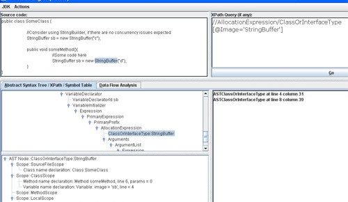 Writing custom XPath rules for PMD